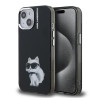 Karl Lagerfeld IML Aquarelle Choupette Case for iPhone 15 Black